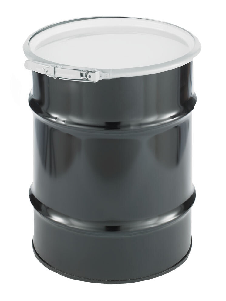 Used Resealable Steel Barrel, 10-Gal