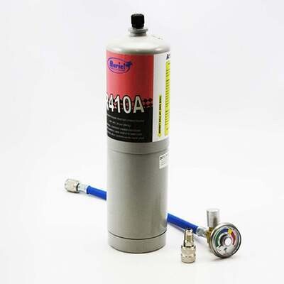 MR Cool R410a Refrigerent Refill Kit with Gauge