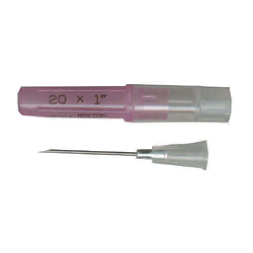 Poly Hub Injection Medtronic Animal Health NPH-8881250123 Poly Hub Needle, 20Ga X 1