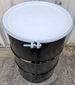 Used Resealable Steel Barrel, 55-Gal