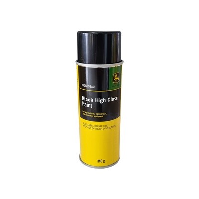 John Deere Gloss Black Spray Paint, 12oz