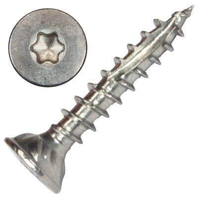 Type 305 SS Star Drive Screws, #8X1-1/4&quot;, 7000Bx