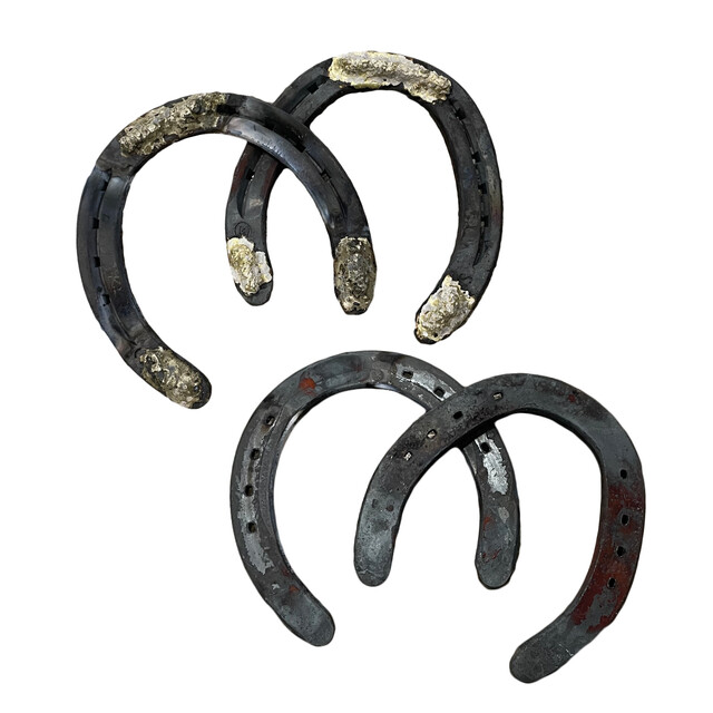 Kerckhaert Dressed Pony Shoe, 4X0 w/Toe Clip