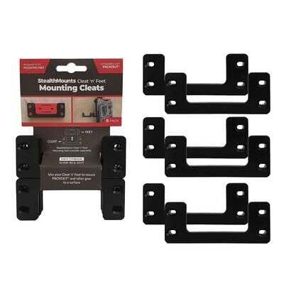 StealthMounts Packout Mounting Cleats, 6Pk