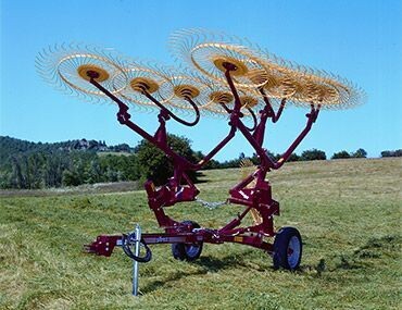 Sitrex 19Ft 10-Wheel Carted Hay Rake