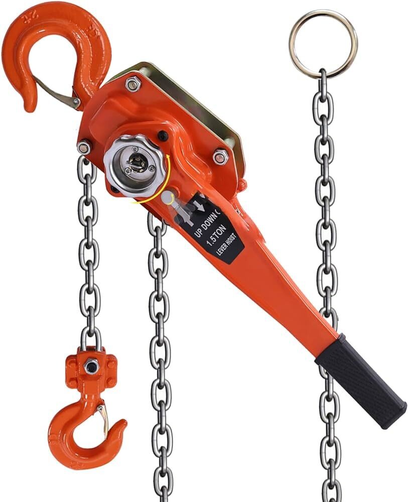 Lever Chain Hoist, 3/4-Ton