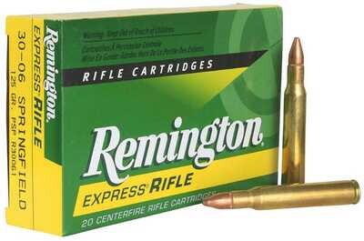 Remington Core-Lokt 30-06 Springfield Ammo, 125Gr, PSP, 3140FPS  20Ct