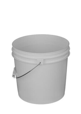 White Plastic 2Gal. Pail