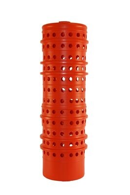 Orange 8&quot; Hickenbottom Intake End Cap
