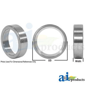 Tapered Bearing Cup, 1.969"X0.550"