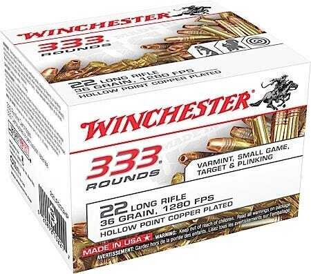 Winchester .22 LR HP Ammo, 333Ct