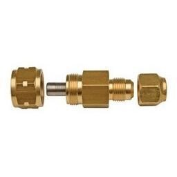 Male Adaptor Propane Fitting, 1/2&quot;CTS-Compression X 3/8&quot; MF