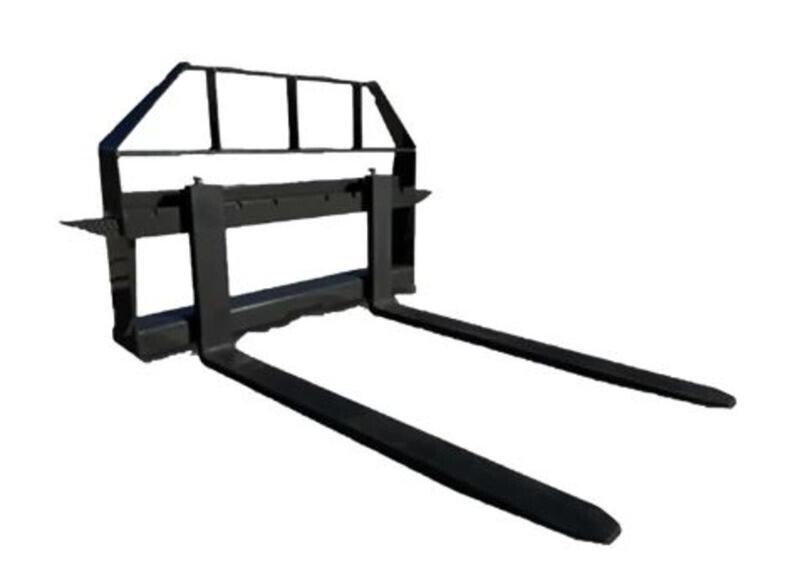 IronCraft 48&quot; Pallet Forks w/Skidloader Quick Attach. (4000Lbs)