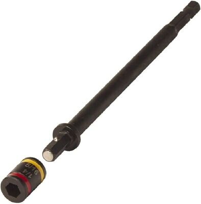 Malco Cleanable/Reversible Dual 1/4*5/16 X 6&quot; Nut Driver