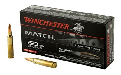 Winchester MatchKing .223 Ammo, 69-Grain,  20Ct