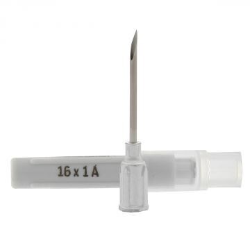 Medtronic Auminum Hub Needle, 16Ga X 1"