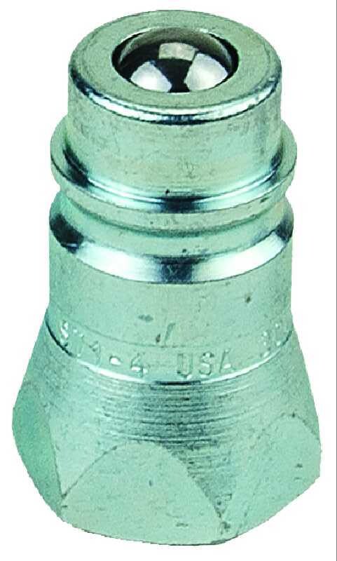 Hydraulic Quick Coupler Tip, 1/2&quot; X 3/4&quot;-16 ORB