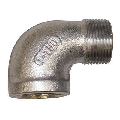Merrill Stainless Steel Pipe Street Elbow, 1-1/4&quot;