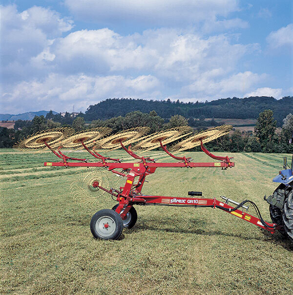 Sitrex High Capacity 24-1/2Ft 12-Wheel Hay Rake