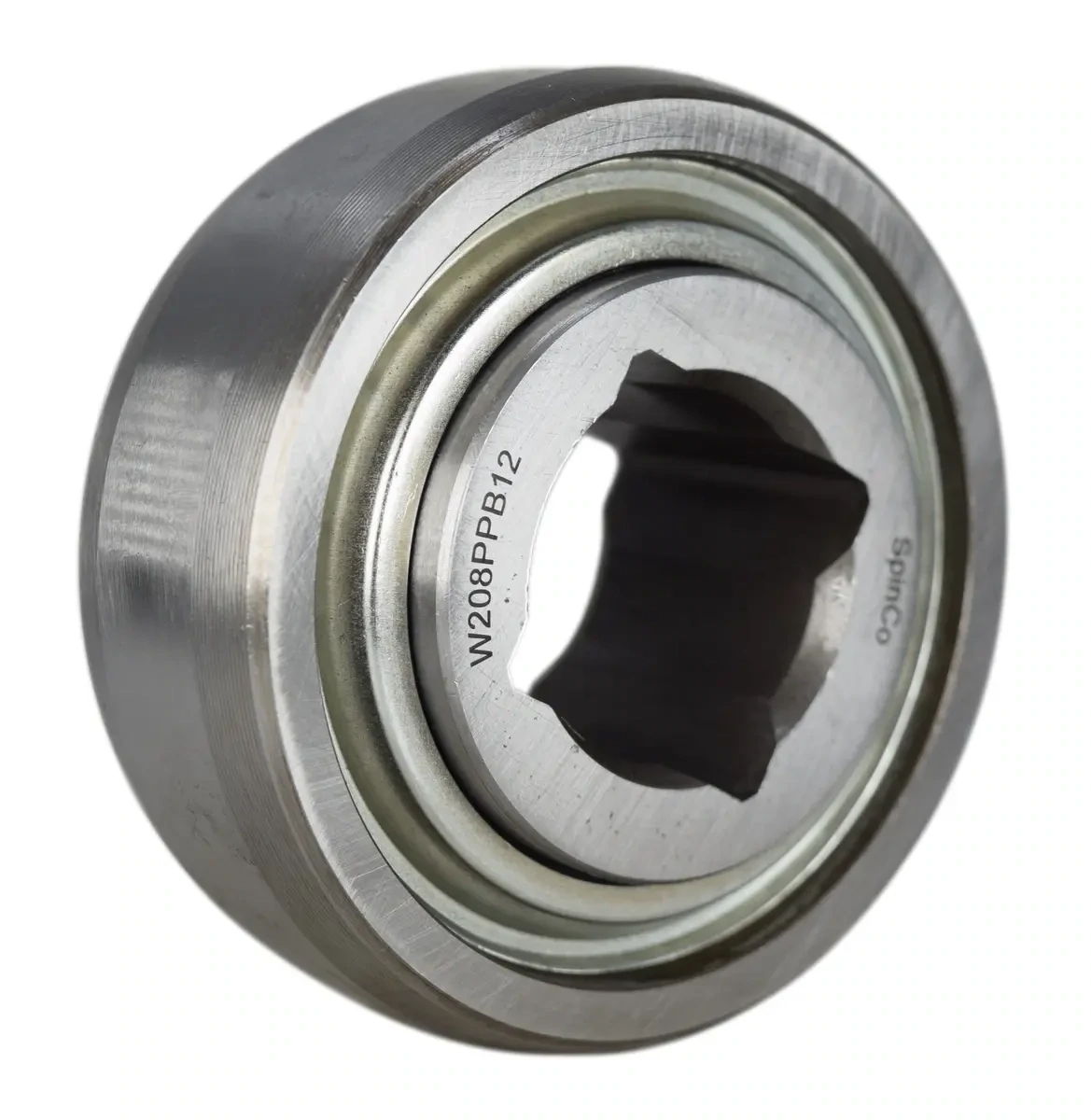 KML Square Bore Ag Bearing, 1-1/8X3.371X1.188X1.438