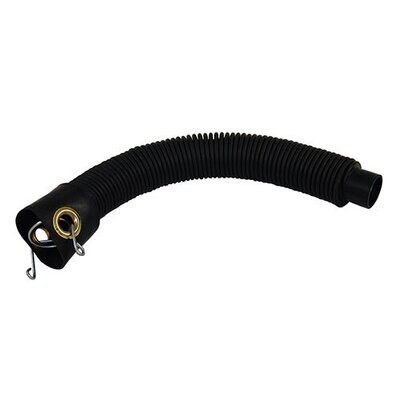Neoprene Seed/Fertilizer Tube, 1-9/16&quot;@Top, 1-1/4&quot;@Bottom