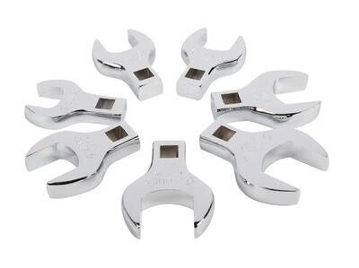 Sunex 7Pc Crow Foot Wrench Set, 1&quot; to 1-1/2&quot;