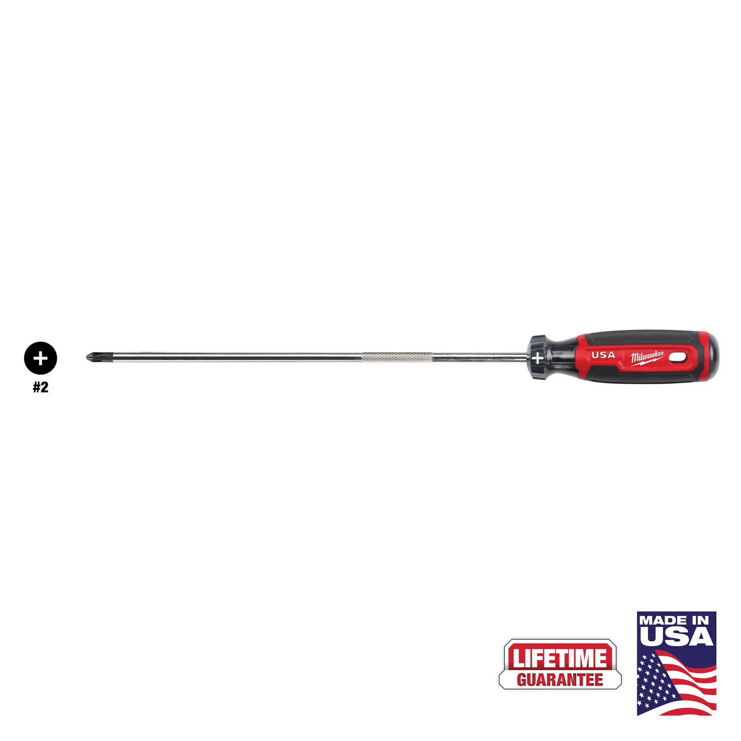 Milwaukee USA Cushion Grip Phillips 10&quot; Screw Driver