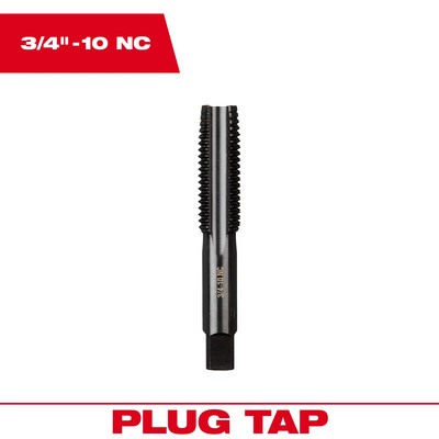 Milwaukee 3/4&quot;-10 NC Plug Tap