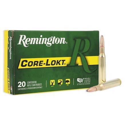 Remington Core-Lokt 7mm-08 REM Ammo 140G, PSP, 2860FPS,  20Ct