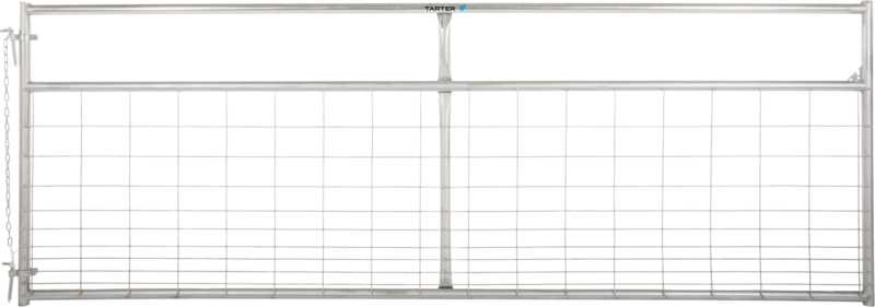 Galvanized #2 Hog Wire Filled Gate, 14Ft