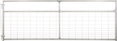 Galvanized #2 Hog Wire Filled Gate, 14Ft