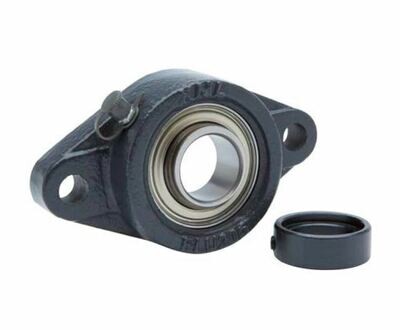 KML Cast Flange Bearing, HD 1-1/4" 2-Bolt