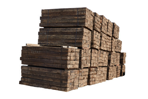 Used Railroad Tie,  #1 (Green Band)