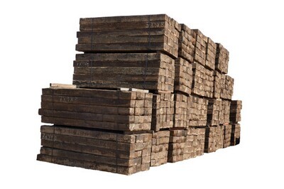 Used Railroad Tie,  #1 (Green Band)
