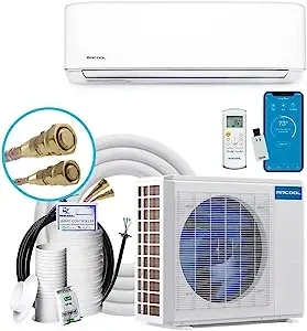 MR Cool DIY 4th Gen. Mini-Split Unit, 12,000BTU, 500Sq Ft Consists of: