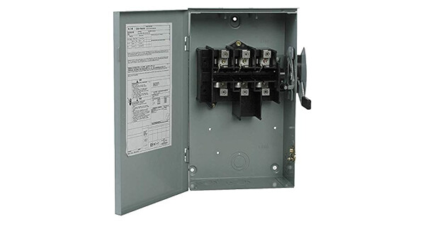 Cutler Hammer Non-Fusible Single Throw Safety Switch, 100A