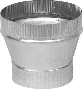 Imperial GV1359 Galv 24Ga Stove Pipe Increaser, 6&quot;X7&quot;