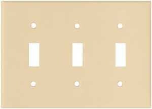 Eaton 2141V-BOX Ivory 3G Thermoset Switch Cover