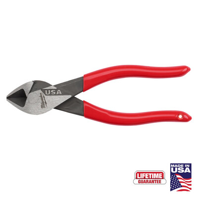 Milwaukee USA 6&quot; Diagonal Dipped Grip Cutting Pliers