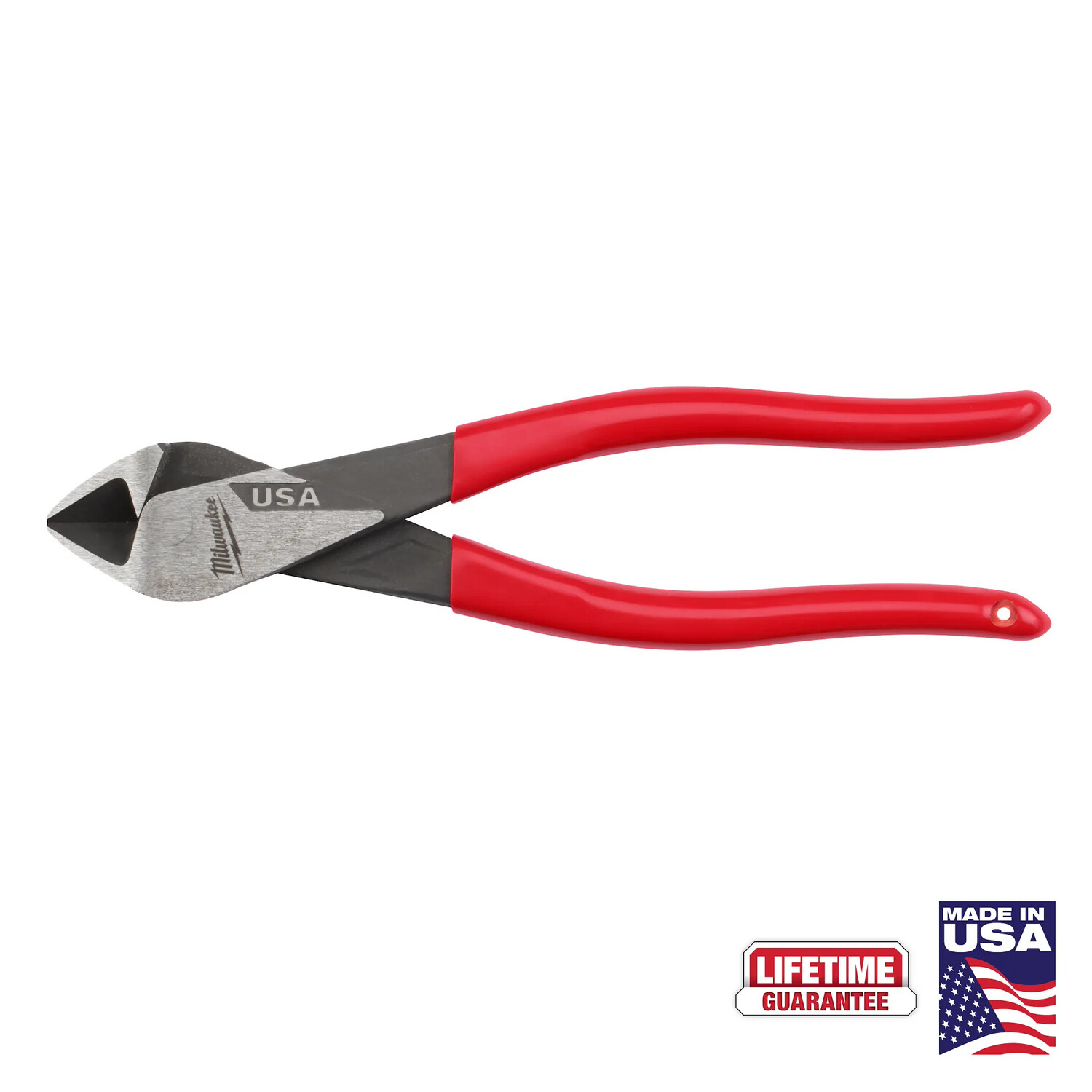 Milwaukee USA 8&quot; Diagonal Dipped Grip Cutting Pliers