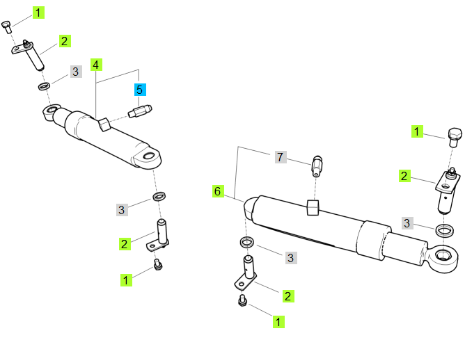 LS Adapter Fitting for XU, MT Steering Cylinder