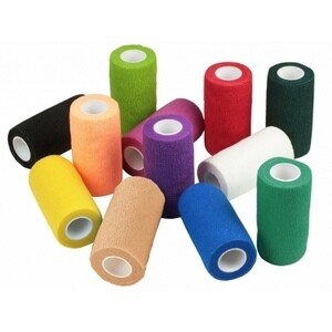 Animal Supplies 000313 Coflex Wrap, 4" Assorted Colors