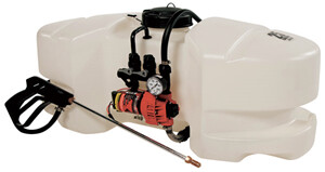 AgSmart 25Gal. Hi-Flow Spot Sprayer w/12V 4.5GPM Pump, Pistol Grip Wand &amp; Manifold System