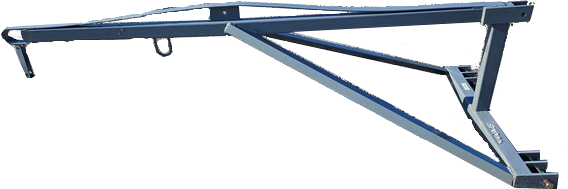 IronCraft Heavy Duty 3-Pt Boom Pole, 1500Lbs Capacity