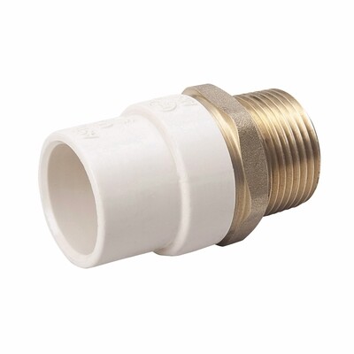 B&amp;K 164-304NL Transition CPVC Male Adaptor, 3/4&quot; Solvent X MP