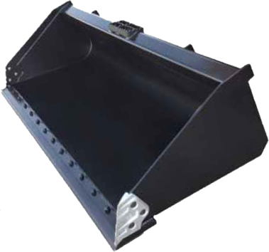 IronCraft X-Treme Track Skid Loader Bucket w/Bolt on Edge &amp; Side Cutters, 84&quot;