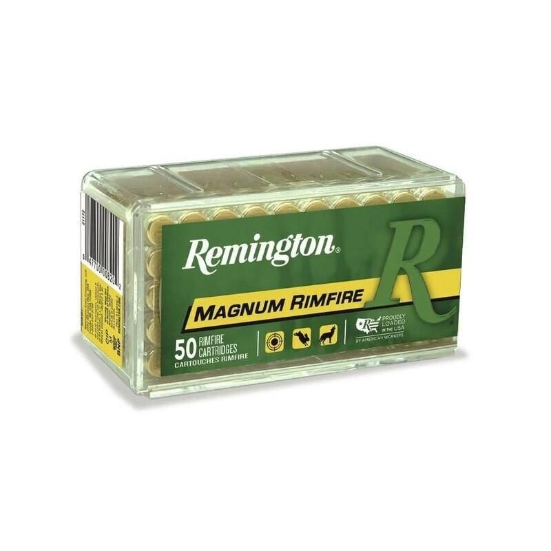 Remington Magnum Rimfire Ammo, .17HMR 17gr, JHP 2550fps 50Ct