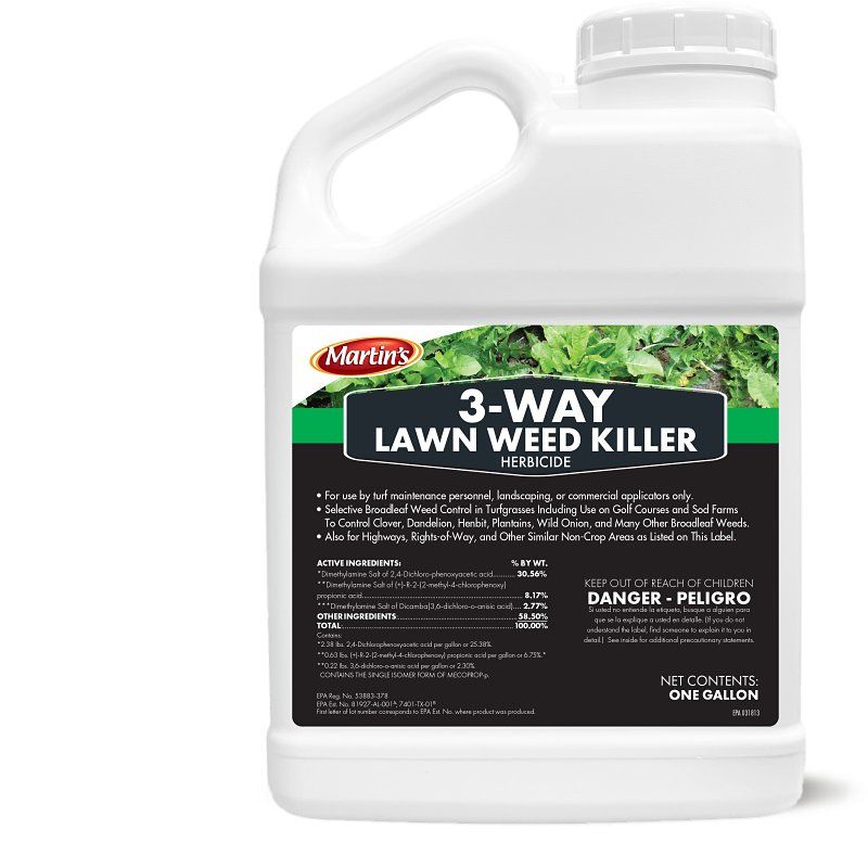 Martin&#39;s 82210022 3-Way Lawn Weed Killer, &quot;2-4D&quot; 1-Gal