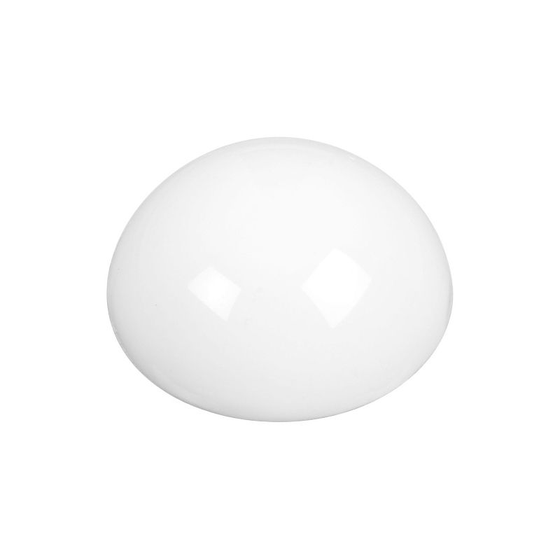 National Hardware N213-561 White Soft Dome Door Stop, 2Pk