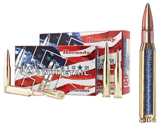 Hornady American Whitetail .25-06 Rem Ammo, 117Gr, BTSP, 2749FPS, 20